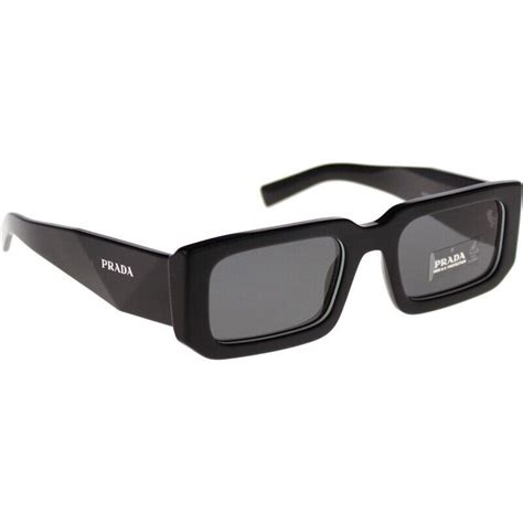 mens prada sunglasses pr06ys|Prada PR 06YS Rectangle Sunglasses .